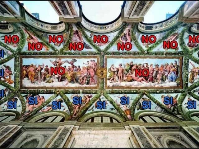 Schema della distribuzione del blu egizio sulla volta della Loggia di Amore e Psiche