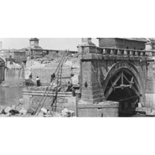 La costruzione dei muraglioni del Tevere (ArchivioFondazione Primoli)